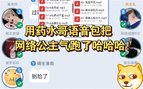 【拷打网络公主】狼人杀语药水哥语音包给网络公主气跑了！ 在下求针对ss 在下求针对ss 哔哩哔哩视频