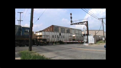 Trrs 107 Csx Ballast Train W082 In Grand Rapids Mi Rare Youtube