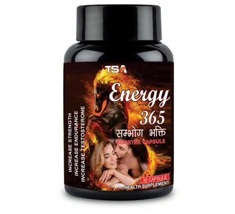 Tsa Energy 365 Ayurvedic Sex Power Capsule Sex Time Booster Medicine