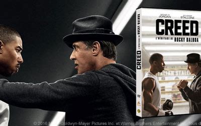 DVD du film Creed L héritage de Rocky Balboa