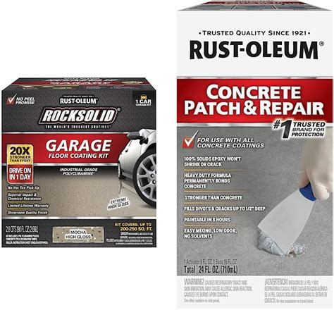 Amazon Rust Oleum 60009 Rocksolid Polycuramine Garage Floor