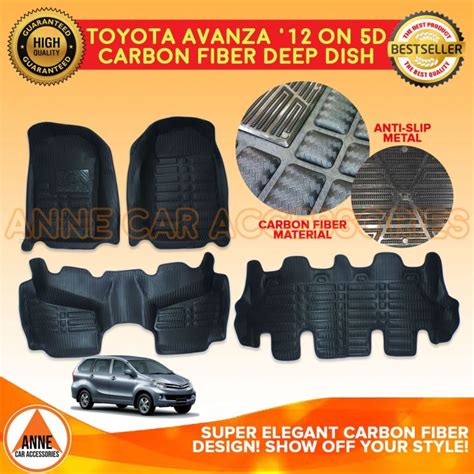 Dtpe Car Deep Dish Matting For Toyota Avanza J G E