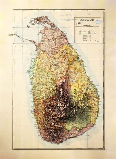 Sri Lanka Topography Etsy In Relief Map Map Diagram Topography