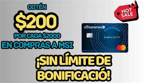 Citibanamex Las Promociones Sin Limite Del Hot Sale Que No Podr S