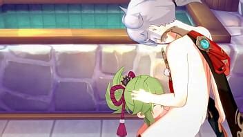 Genshin Impact Hentai Kazuha x Kuki Shinobu Hardsex Juego de anime de manga asiático japonés