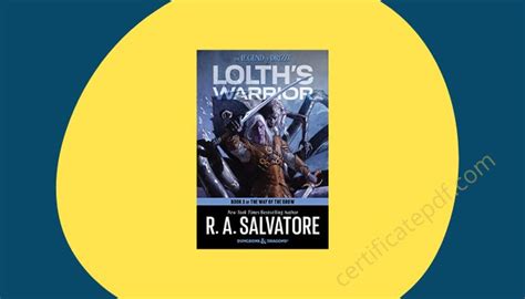 EPUB Lolth S Warrior PDF By R A Salvatore