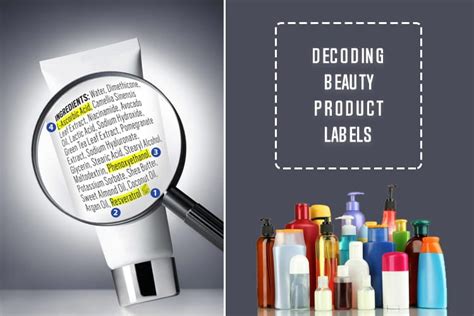 Decoding Beauty Product Labels