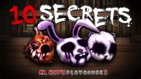 10 Details YOU MISSED In Mr Hopp S Playhouse 3 YouTube