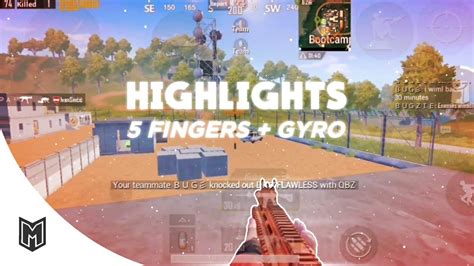 5 Fingers Claw Gyro丨pubg Mobile Montage丨highlights 11 Youtube