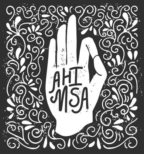 Ahimsa Symbol Drawing Illustrations, Royalty-Free Vector Graphics ...