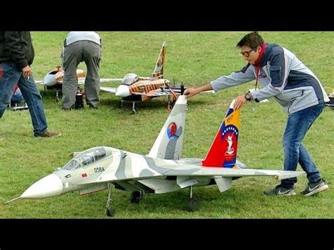 Huge Rc Su Ub Flanker Scale Model Turbine Jet Flight