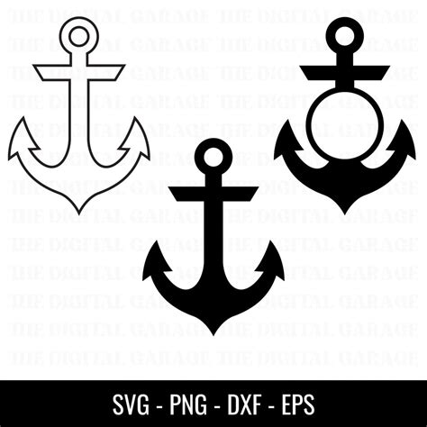 Anchor Svg Nautical Svg Marine Svg Boat Anchor Svg Anchor Clipart Cricut Cut Files