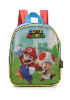 Mochila Costa mini Pré Super Mario Luxcel 1 a 3 anos Mochila Bolsa