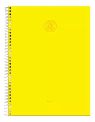 Cuaderno Universitario Foroni Espiral Fls Fluor Mix Color Amarillo