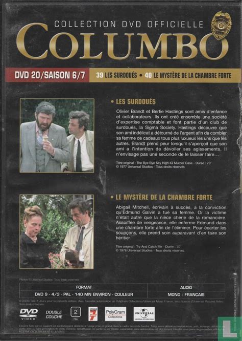 Columbo Dvd 20 2009 Dvd Lastdodo