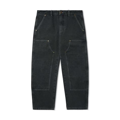 Butter Work Double Knee Pant Washed Black