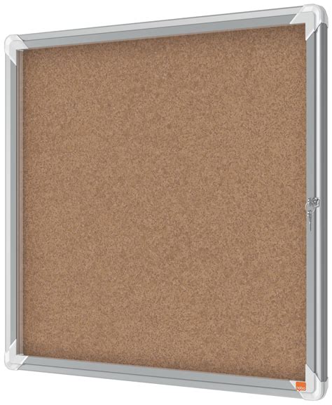 Nobo Premium Plus Cork Lockable Notice Board Xa Nobo