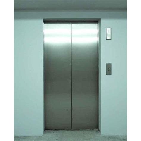 Center Opening Silver Polished Stainless Steel Elevator Door Sliding At Rs 8000 In Ludhiana