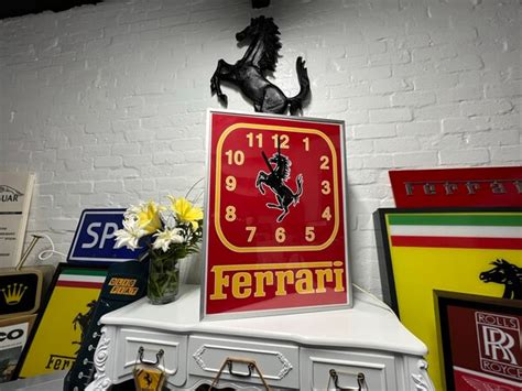 90 S Genuine Ferrari Dealership Showroom Clock PCARMARKET