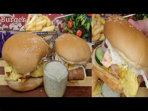 Anda Shami Burger Recipe Ande Wala Burger Street Style Burger