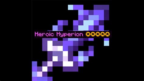 Finally Crafting A Hyperion Hypixel Skyblock Youtube