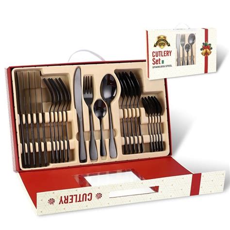 Jual Flash Sale Alat Makan Cutlery Sets 24 Pcs Sendok Garpu Pisau