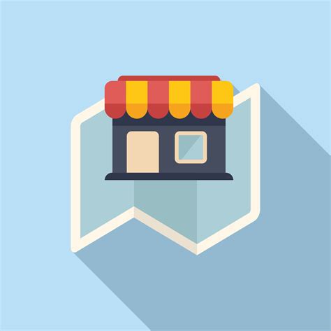 Store locator map icon flat . Road service 44754333 Vector Art at Vecteezy