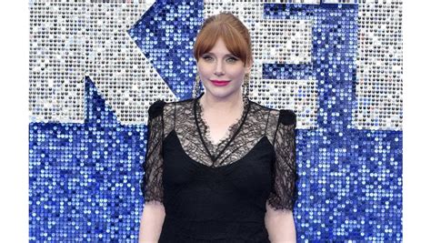 Bryce Dallas Howard Kept Bra From Rocketman 8days