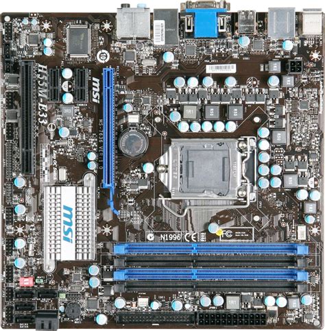 MSI Mainboard H55M E33 Intel H55 Sockel 1156 DDR3 Speicher 2xPCI E 2 0