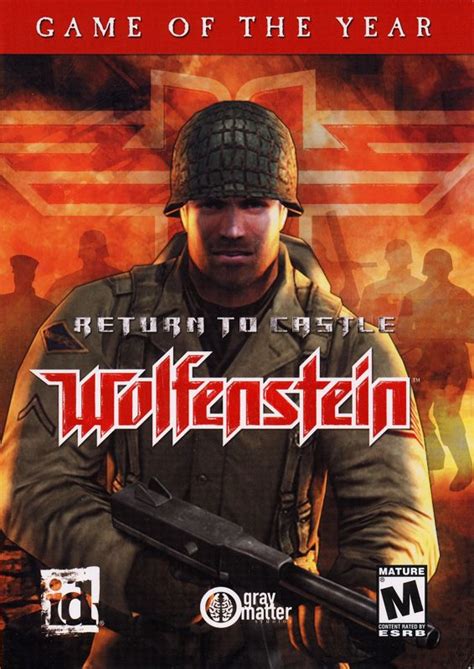 Return To Castle Wolfenstein Game Of The Year Cover Or Packaging