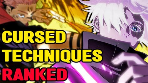 All Curse Techniques In Jujutsu Kaisen Ranked Explained Youtube