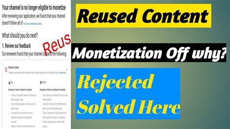 Reused Content What You Should Monetization Off For Reused Content