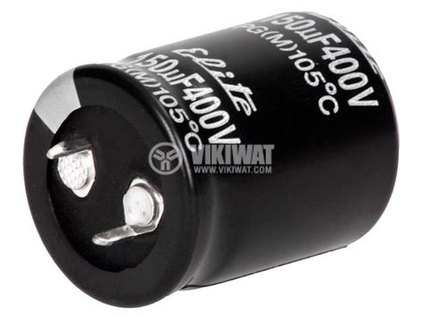 Capacitor Electrolyte 150uf 400v Snap In Ф25x31mm At Best Price Vikiwat