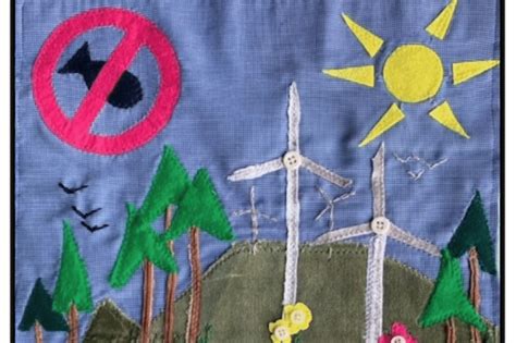 Loving Earth Project Climate Crisis Textile Art For COP26 QEW