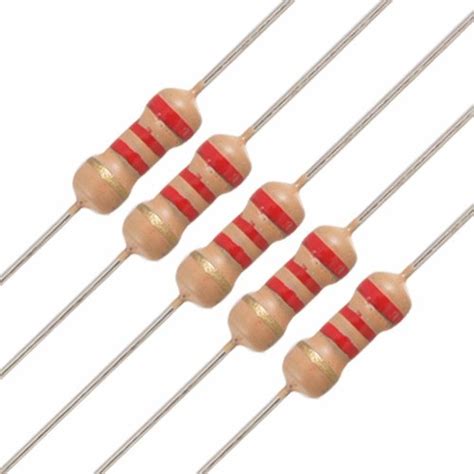 RESISTOR DE FILME DE CARBONO 2K2 1 4W Tech Sul Eletrônicos