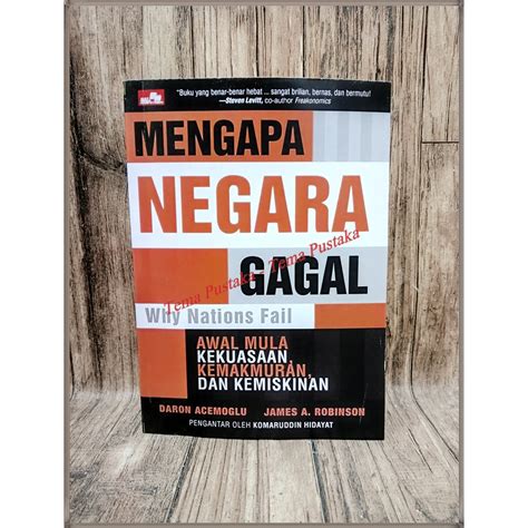 Jual Mengapa Negara Gagal Why Nations Fail Oleh Daron Acemoglu Shopee Indonesia