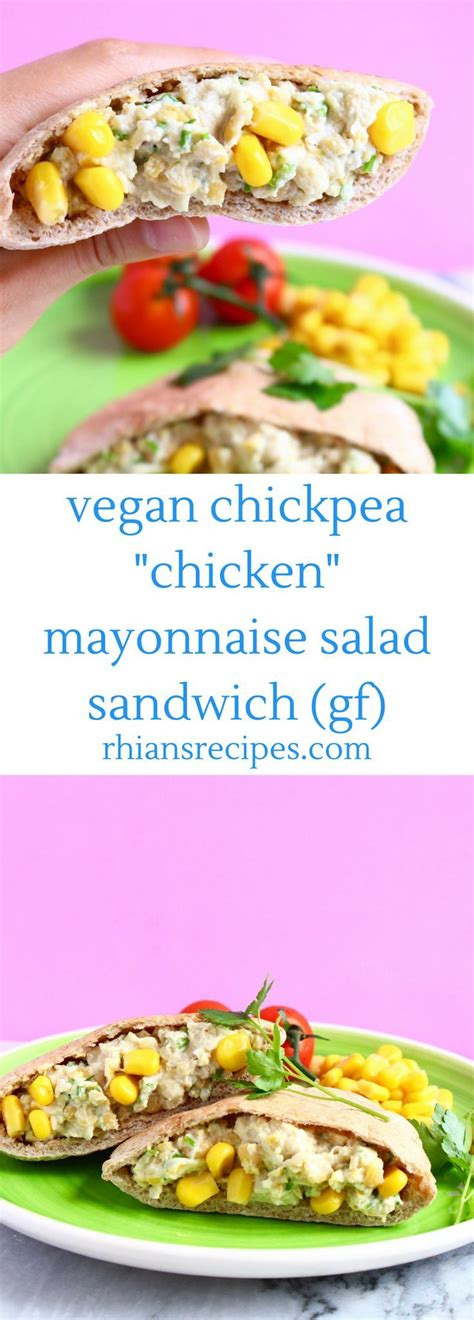 This Vegan Chickpea Mayonnaise Salad Sandwich Is Hearty Super Creamy