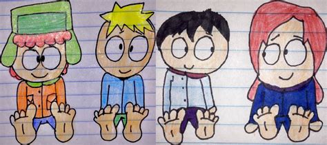 Kyle Butters Kevin And Red Barefoot By Rbowen68 On Deviantart