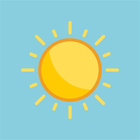 Premium Vector Sunny Icon Design Vector Template