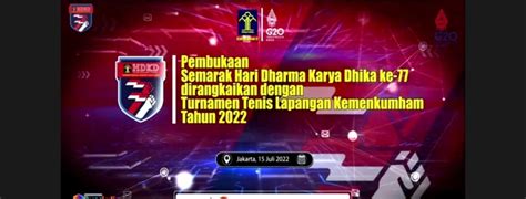 Imigrasi Depok Ikuti Pembukaan Kegiatan Semarak Hdkd Ke Tahun