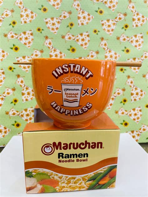 Maruchan Ramen/noodle Bowl With Chopstick - Etsy