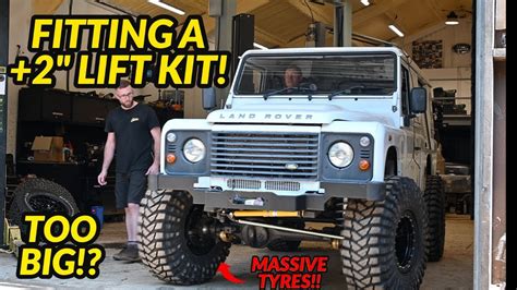 How To Fit A Suspension Lift Kit Land Rover Defender Youtube