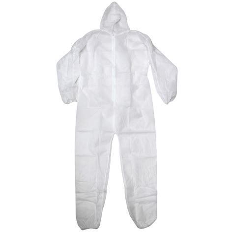 Diall White Disposable Coverall Large Departments Diy At B Q