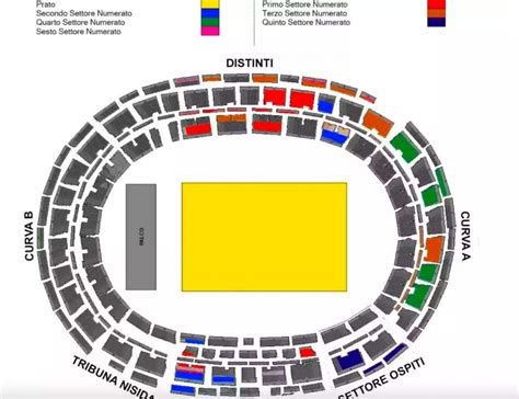 Mappa Posti Stadio Olimpico Coldplay Image To U