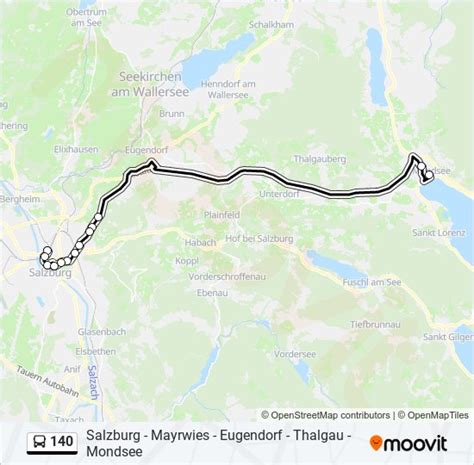 Route Fahrpl Ne Haltestellen Karten Eilkurs Salzburg Hbf Via