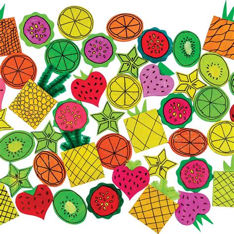 Mini Fruit Shapes Wood Cleverpatch Art And Craft Supplies