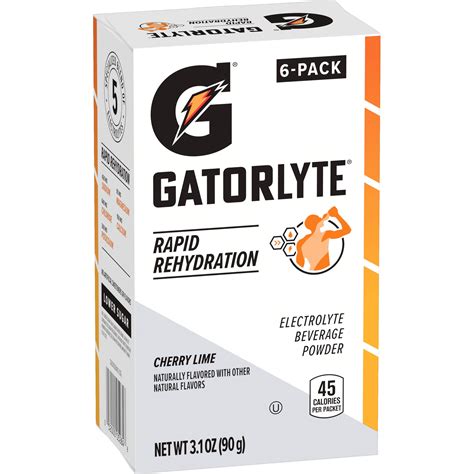 Gatorade Gatorlyte Rapid Rehydration Electrolyte Beverage Powder