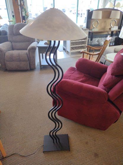 Black Swirl Lamp Roth Brader Furniture