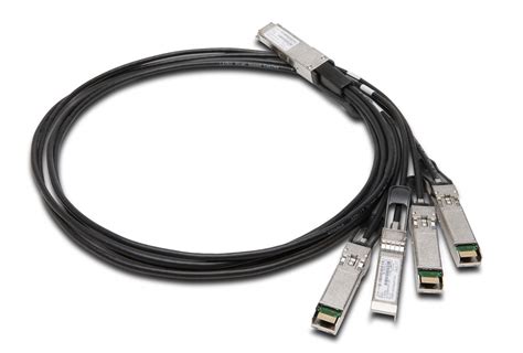 G Qsfp To X G Sfp Passive Direct Attach Copper Breakout Cable