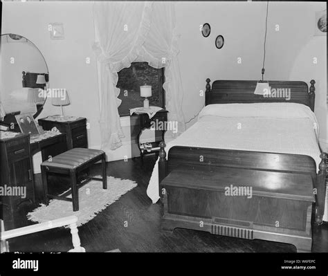 Bedroom In Home Of Robert Roop Miner Who Lives In Company Housing